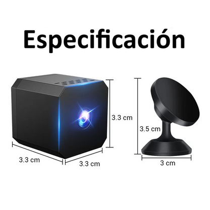MINI CÁMARA DE SEGURIDAD INTELIGENTE HD CON VISIÓN NOCTURNA