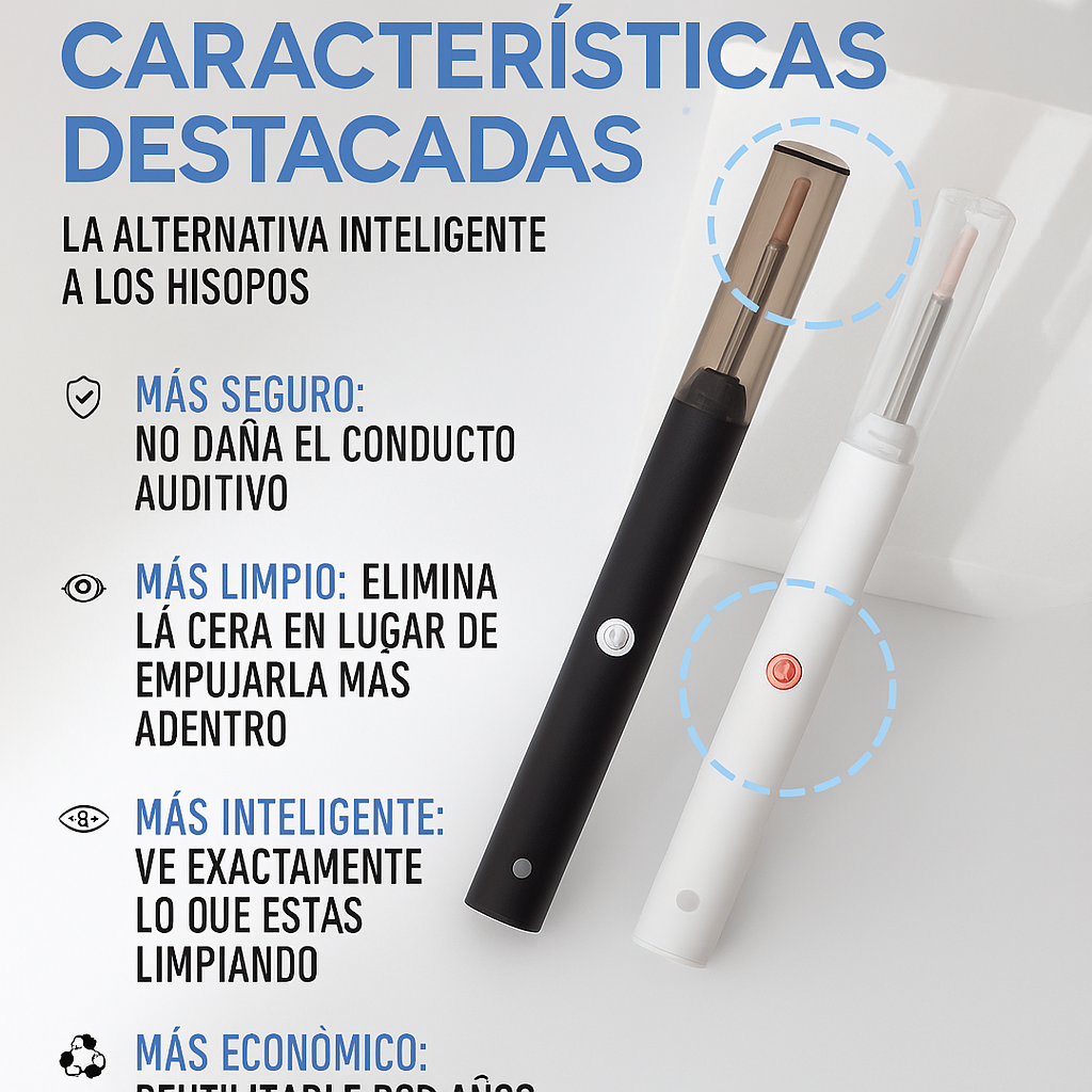 MÁQUINA DE CUIDADO DE OÍDOS SEGURA CON ESTÁNDARES INTERNACIONALES