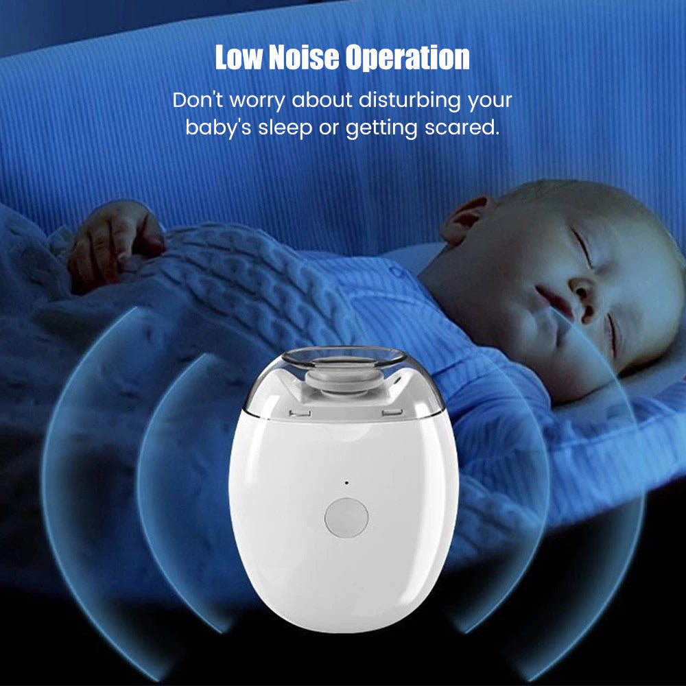 CORTAUÑAS ELÉCTRICO PARA BEBÉ SEGURO Y RECARGABLE