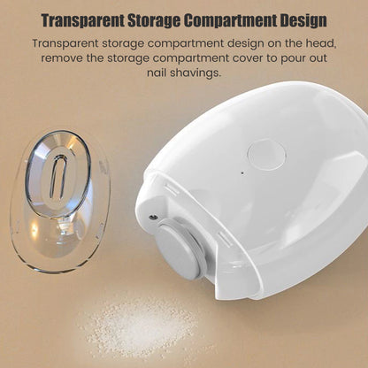 CORTAUÑAS ELÉCTRICO PARA BEBÉ SEGURO Y RECARGABLE