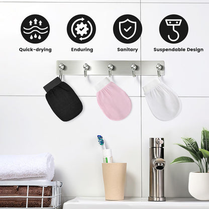 GUANTE DE BAÑO DE VISCOSA SUAVE 150D HIPOALERGÉNICO