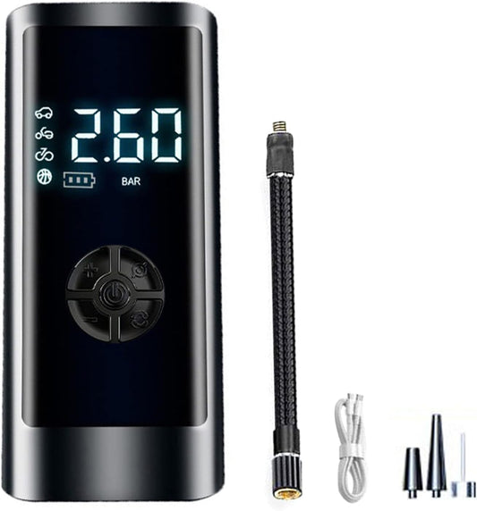 Inflador Eléctrico Portátil Inteligente Sin Cable