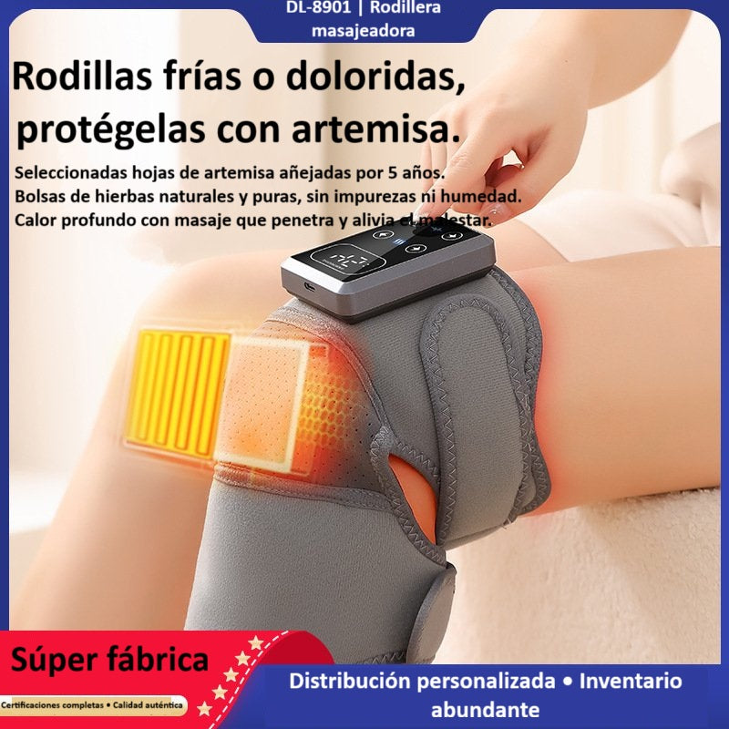 Masajeador térmico para rodillas que alivia el dolor y ayuda a recuperar la movilidad