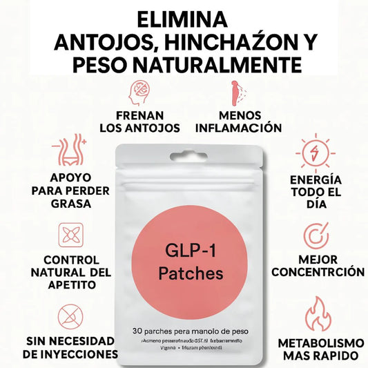 PARCHES GLP-1 QUEMA GRASA – REAFIRMA LA PIEL – ILUMINA
