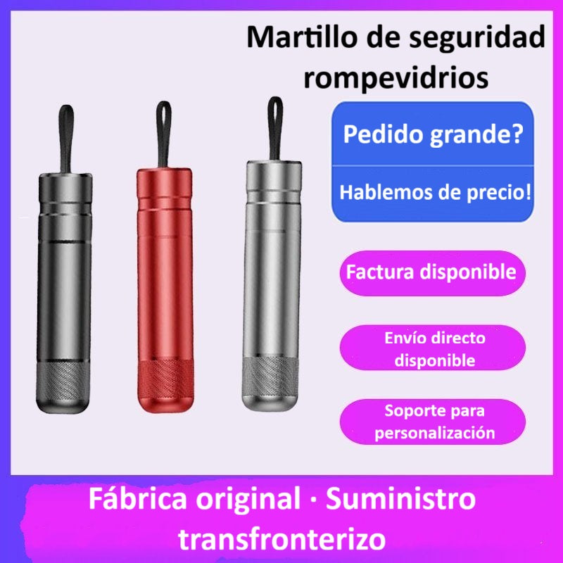 🎁VENTA FLASH 70% DE DESCUENTO🎁 Herramienta de Emergencia 2 en 1 – Rompevidrios y Cortacinturón