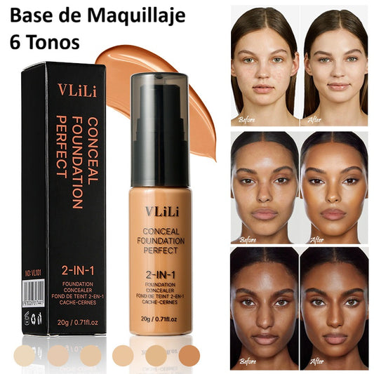 PerfectStay – Base líquida de larga duración, resistente al agua, con cobertura total de imperfecciones LD118