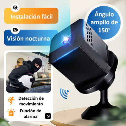 MINI CÁMARA DE SEGURIDAD INTELIGENTE HD CON VISIÓN NOCTURNA