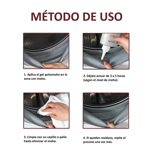 Jaysuing Gel Removedor de Moho – Limpieza de Paredes, Baño y Cocina GD112