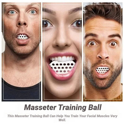 DISPOSITIVO DE ENTRENAMIENTO MANDIBULAR DE SILICONA PARA DEFINIR EL ROSTRO