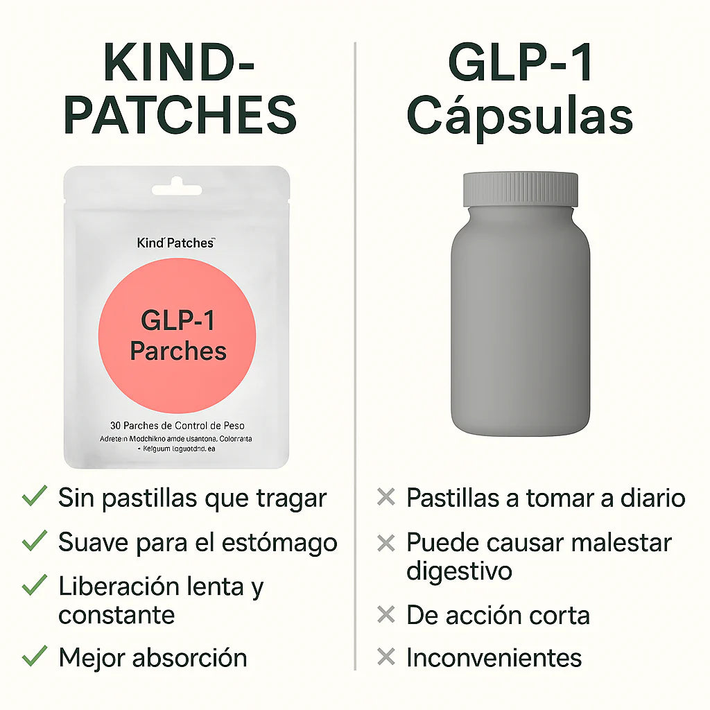 PARCHES GLP-1 QUEMA GRASA – REAFIRMA LA PIEL – ILUMINA