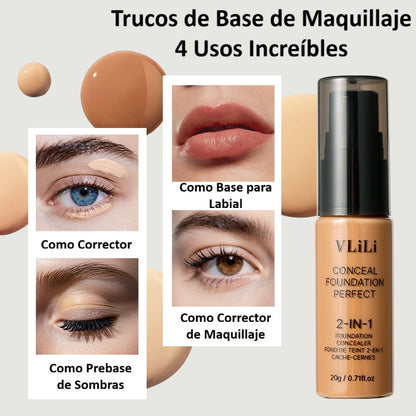 PerfectStay – Base líquida de larga duración, resistente al agua, con cobertura total de imperfecciones LD118