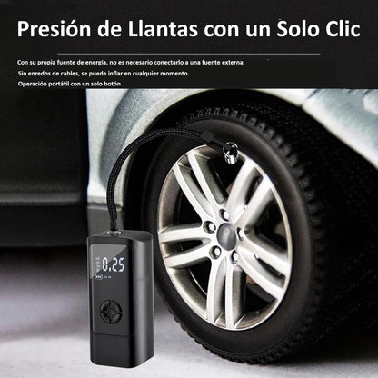 Inflador Eléctrico Portátil Inteligente Sin Cable