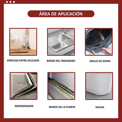 Jaysuing Gel Removedor de Moho – Limpieza de Paredes, Baño y Cocina GD112