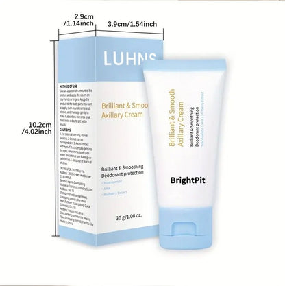 BrightPit – Crema blanqueadora y desodorante, suaviza y elimina el olor LD119