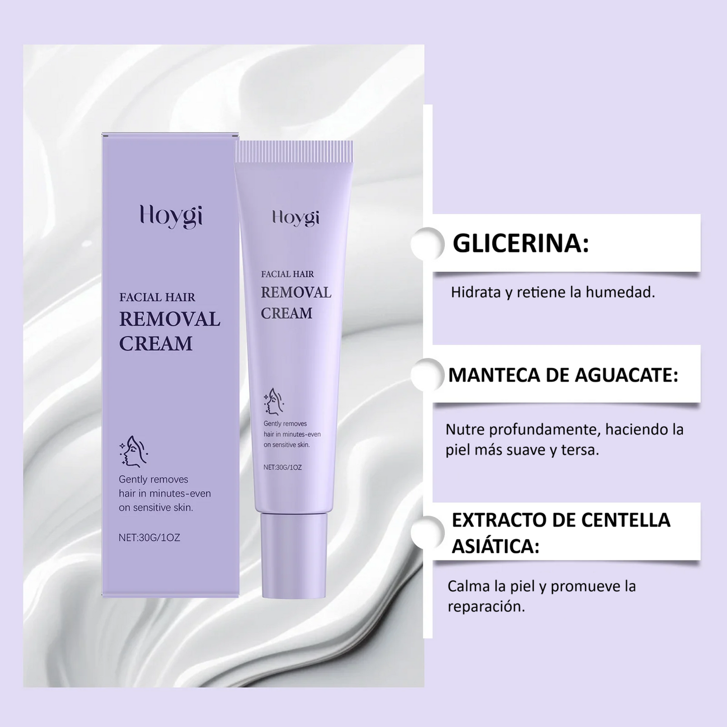 CREMA DEPILATORIA FACIAL HOYGI – LA TENDENCIA DE BELLEZA PARA MAYORES DE 45 AÑOS