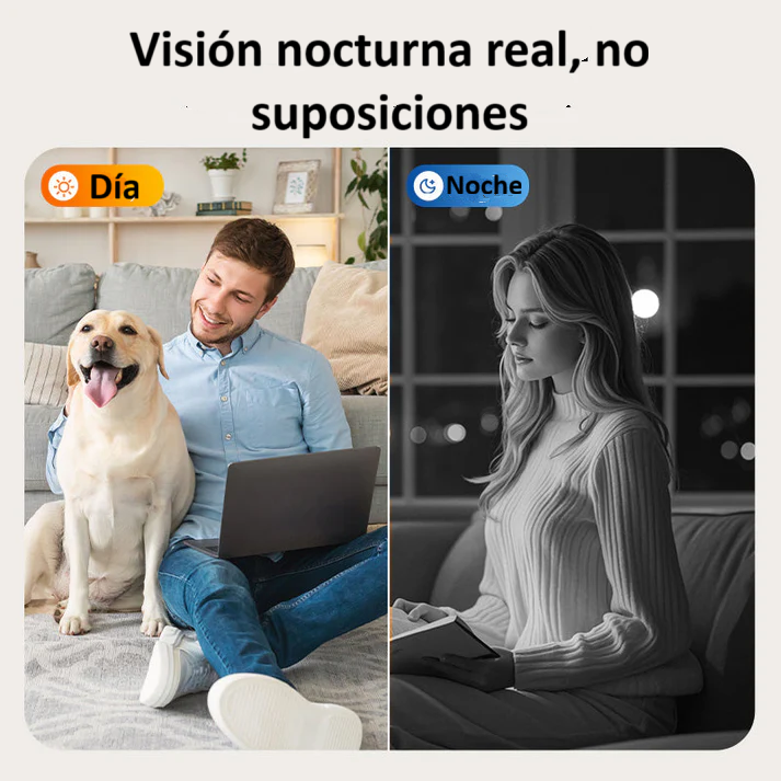 MINI CÁMARA DE SEGURIDAD INTELIGENTE HD CON VISIÓN NOCTURNA
