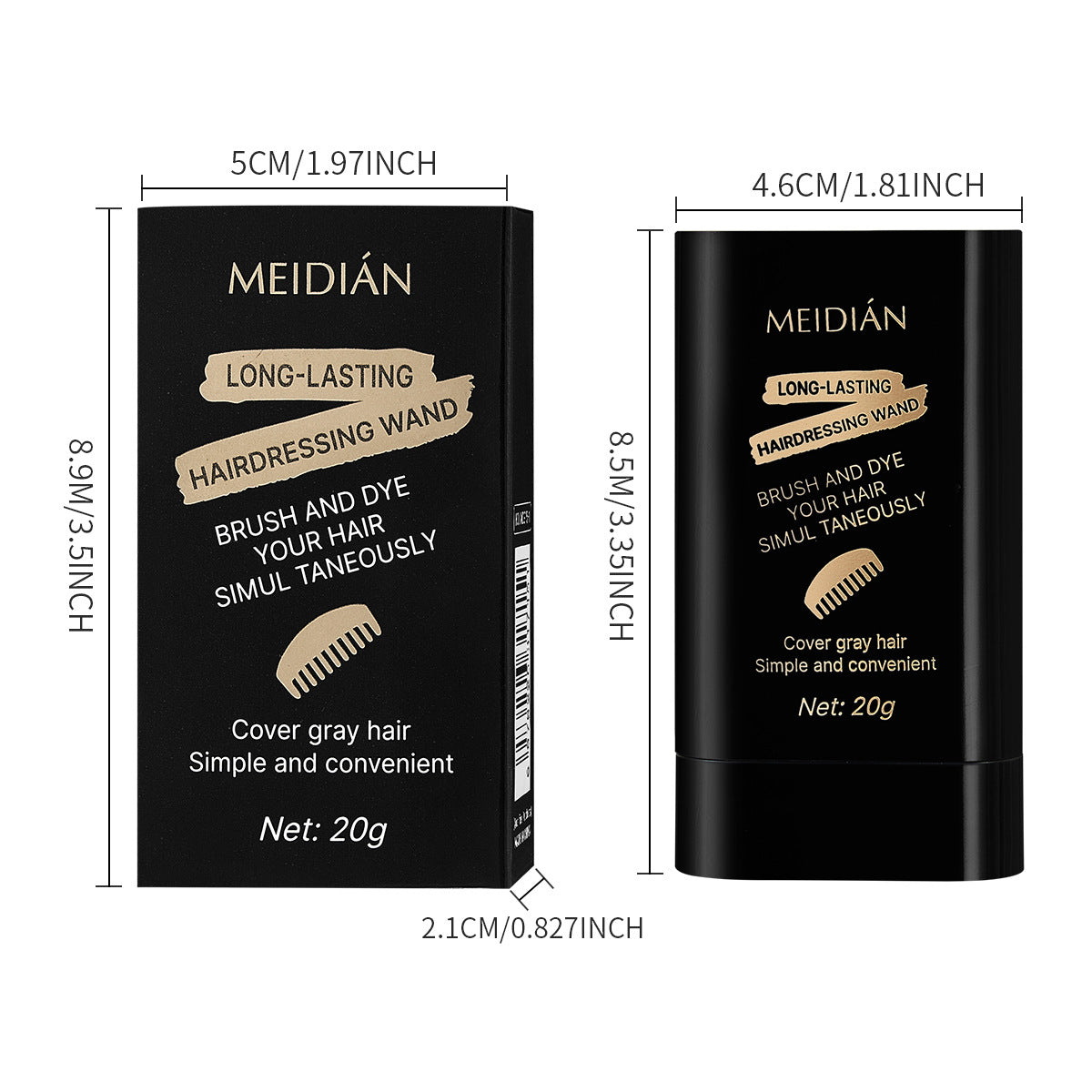 PEINE MÁGICO PARA TEÑIR EL CABELLO – PEINA Y COLOREA AL INSTANTE