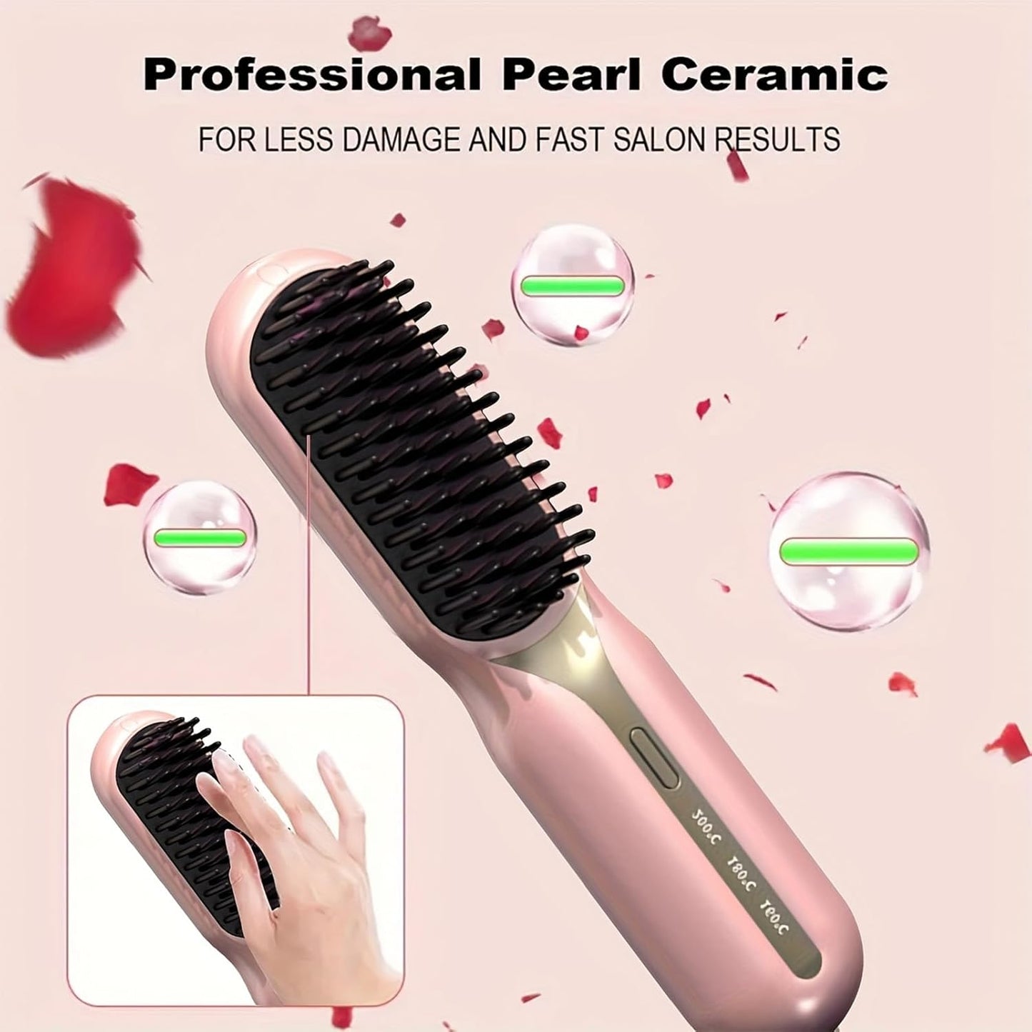 SMOOTH&STYLE – CEPILLO 2 EN 1: ALISA Y PEINA CON PERFECCIÓN.