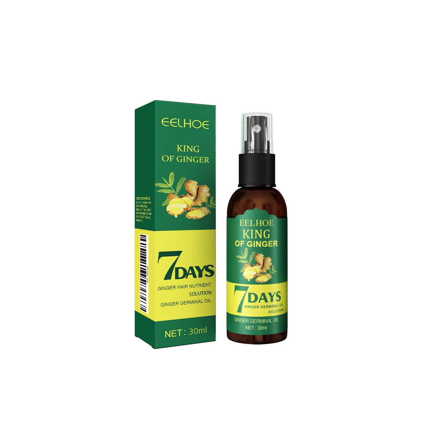 SPRAY DE JENGIBRE EELHOE – HIDRATA, ESTIMULA EL CRECIMIENTO Y PREVIENE LA CAÍDA DEL CABELLO