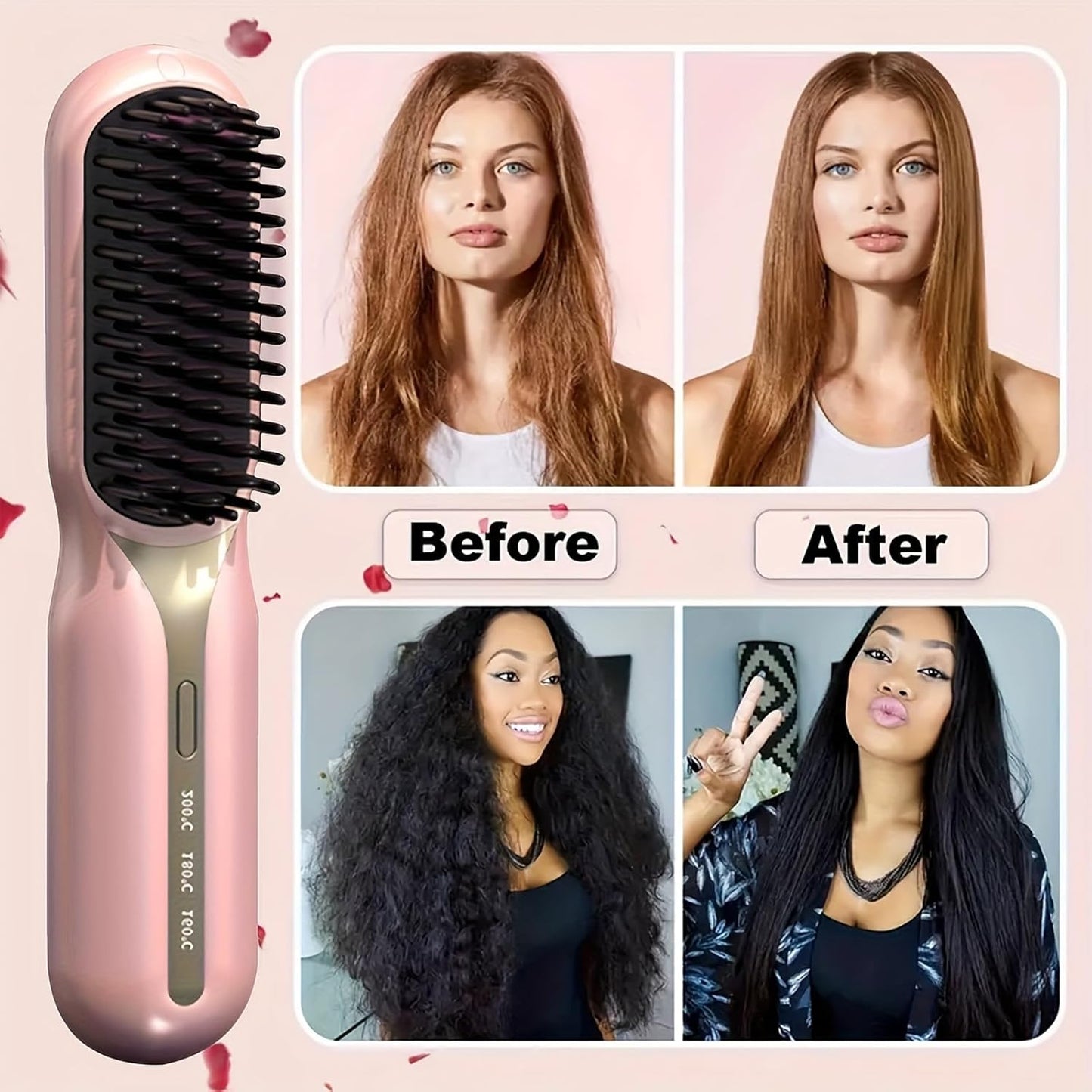 SMOOTH&STYLE – CEPILLO 2 EN 1: ALISA Y PEINA CON PERFECCIÓN.