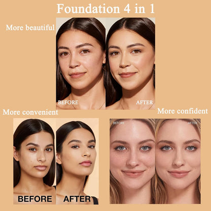 BASE DE MAQUILLAJE BIOLÓGICA LEGACARE 4 EN 1 CUBRE IMPERFECCIONES