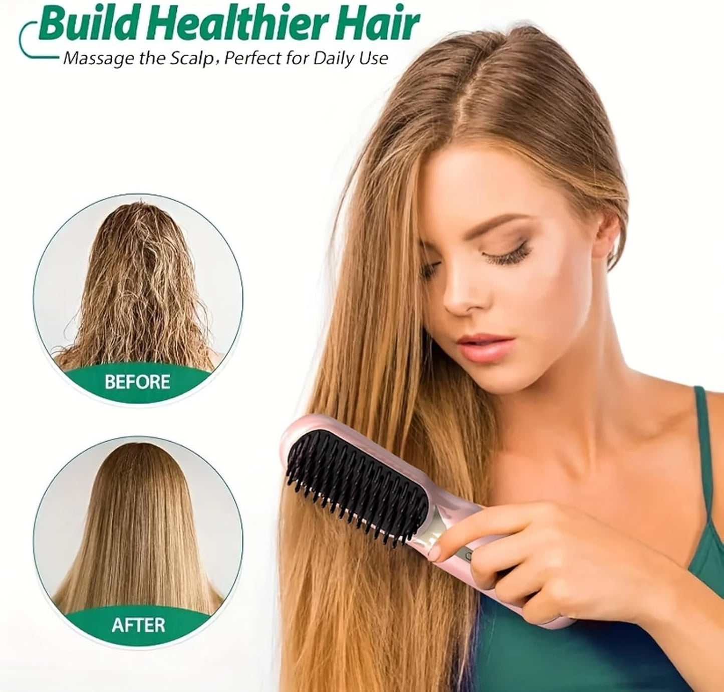 SMOOTH&STYLE – CEPILLO 2 EN 1: ALISA Y PEINA CON PERFECCIÓN.