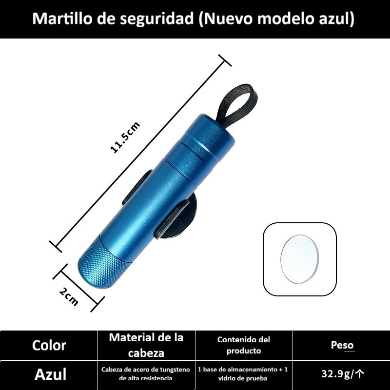 🎁VENTA FLASH 70% DE DESCUENTO🎁 Herramienta de Emergencia 2 en 1 – Rompevidrios y Cortacinturón
