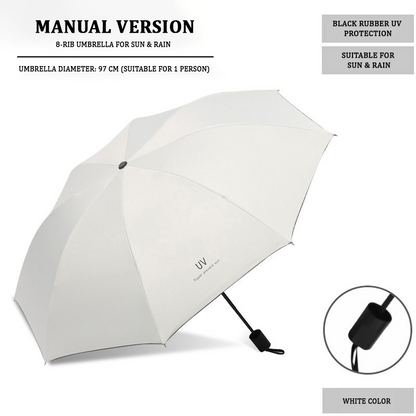 PARAGUAS CONTRA RAYOS UV CONVENIENTE. REFLECTANTE NOCTURNO