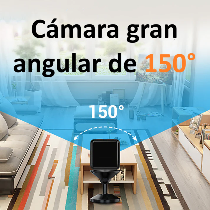 MINI CÁMARA DE SEGURIDAD INTELIGENTE HD CON VISIÓN NOCTURNA