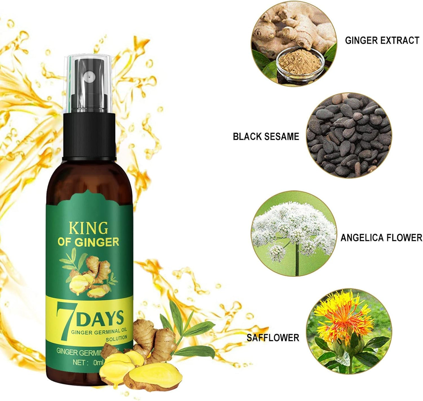 SPRAY DE JENGIBRE EELHOE – HIDRATA, ESTIMULA EL CRECIMIENTO Y PREVIENE LA CAÍDA DEL CABELLO