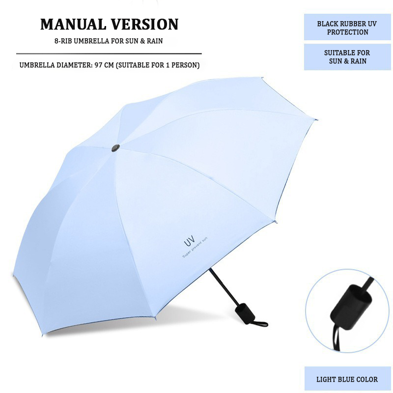 PARAGUAS CONTRA RAYOS UV CONVENIENTE. REFLECTANTE NOCTURNO