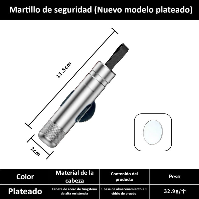 🎁VENTA FLASH 70% DE DESCUENTO🎁 Herramienta de Emergencia 2 en 1 – Rompevidrios y Cortacinturón