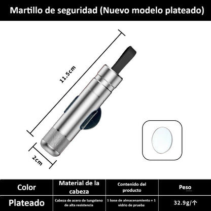 🎁VENTA FLASH 70% DE DESCUENTO🎁 Herramienta de Emergencia 2 en 1 – Rompevidrios y Cortacinturón