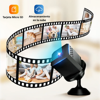 MINI CÁMARA DE SEGURIDAD INTELIGENTE HD CON VISIÓN NOCTURNA