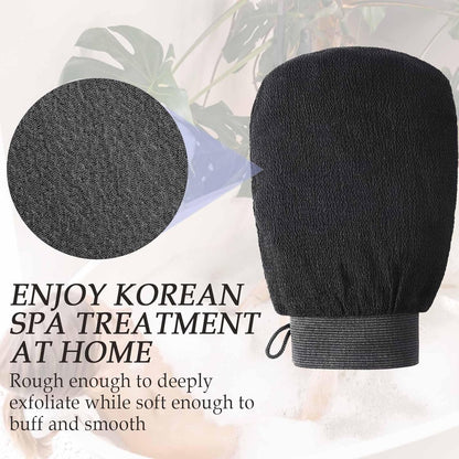 GUANTE DE BAÑO DE VISCOSA SUAVE 150D HIPOALERGÉNICO