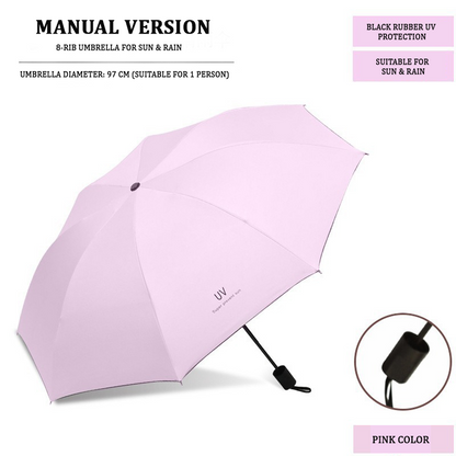 PARAGUAS CONTRA RAYOS UV CONVENIENTE. REFLECTANTE NOCTURNO