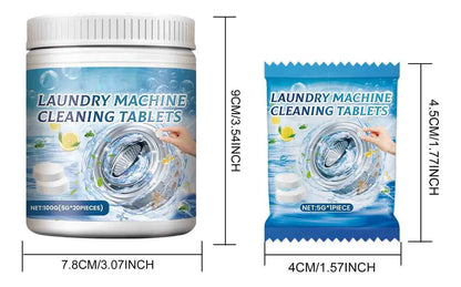 TABLETA EFERVESCENTE LIMPIADORA PARA LAVADORA JAKEHOE – ELIMINA OLORES Y SUCIEDAD RÁPIDAMENTE