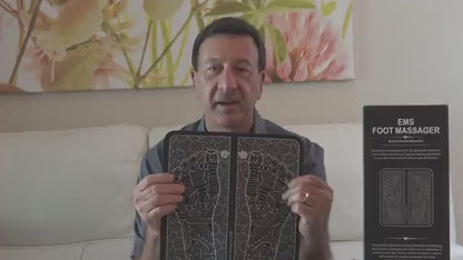 Masajeador de pies EMS y TENS – Dispositivo para relajar los músculos y aliviar el dolor